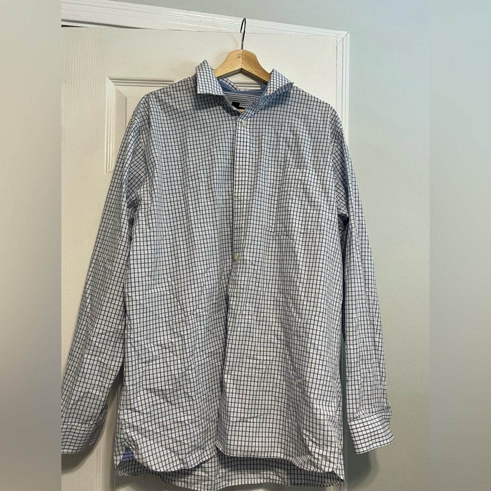 White long sleeve button down